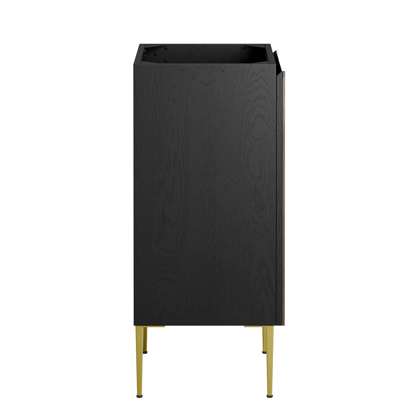 Modway Outlet Alchemist 18" Bathroom Vanity Cabinet (Sink Basin Not Included) by Modway  Bathroom Furniture Black Gold - EEI-6141-BLK-GLD