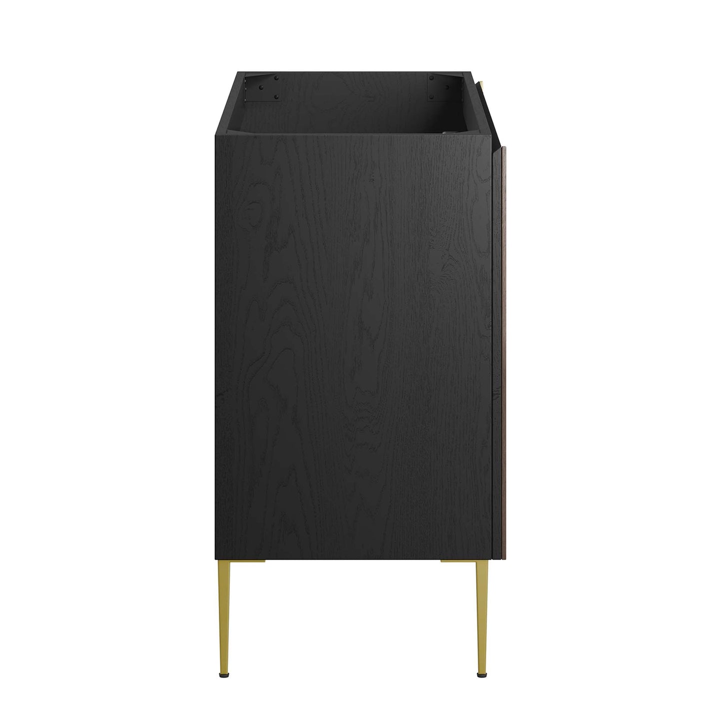 Modway Outlet Alchemist 36" Bathroom Vanity Cabinet (Sink Basin Not Included) by Modway  Bathroom Furniture Black Gold - EEI-6144-BLK-GLD