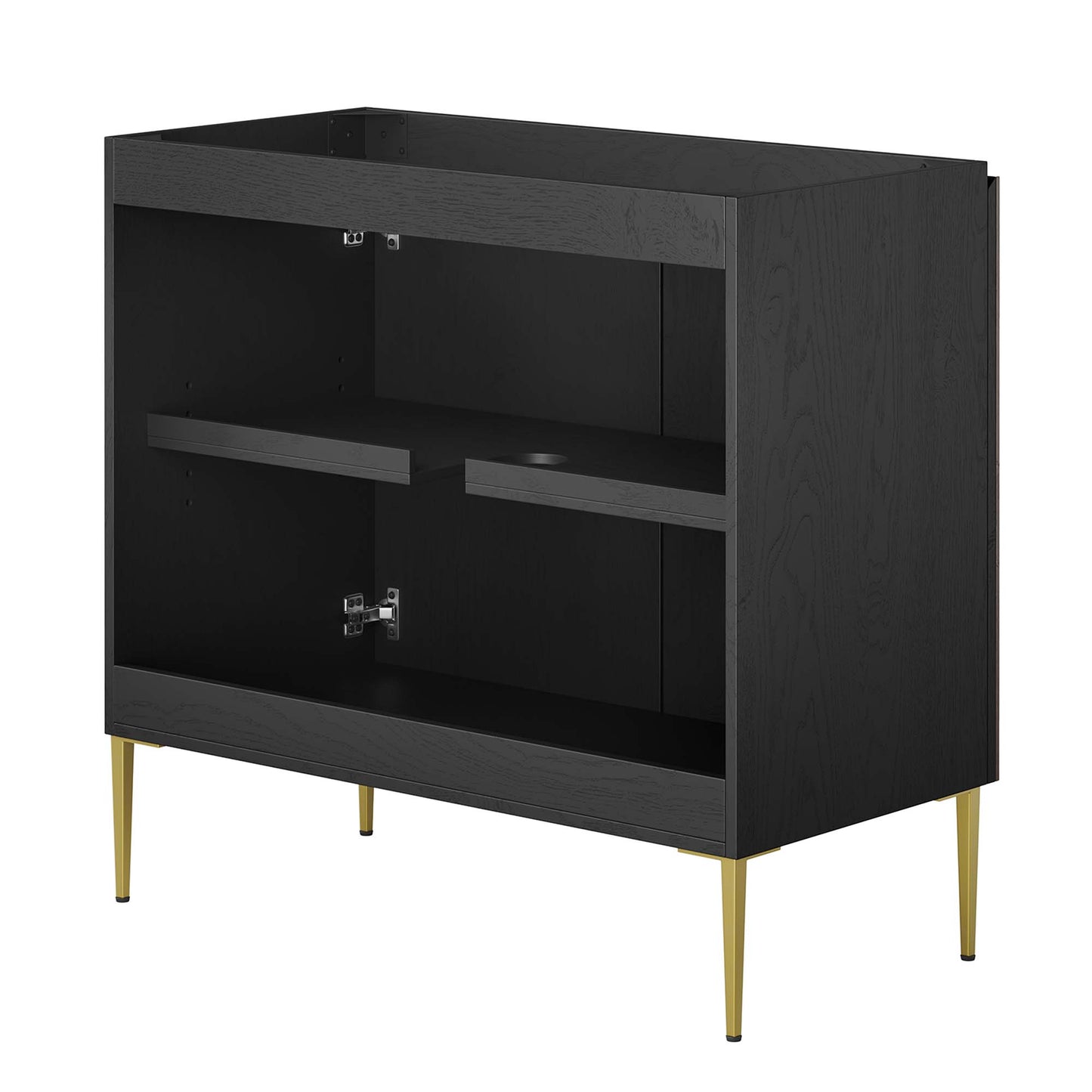Modway Outlet Alchemist 36" Bathroom Vanity Cabinet (Sink Basin Not Included) by Modway  Bathroom Furniture Black Gold - EEI-6144-BLK-GLD
