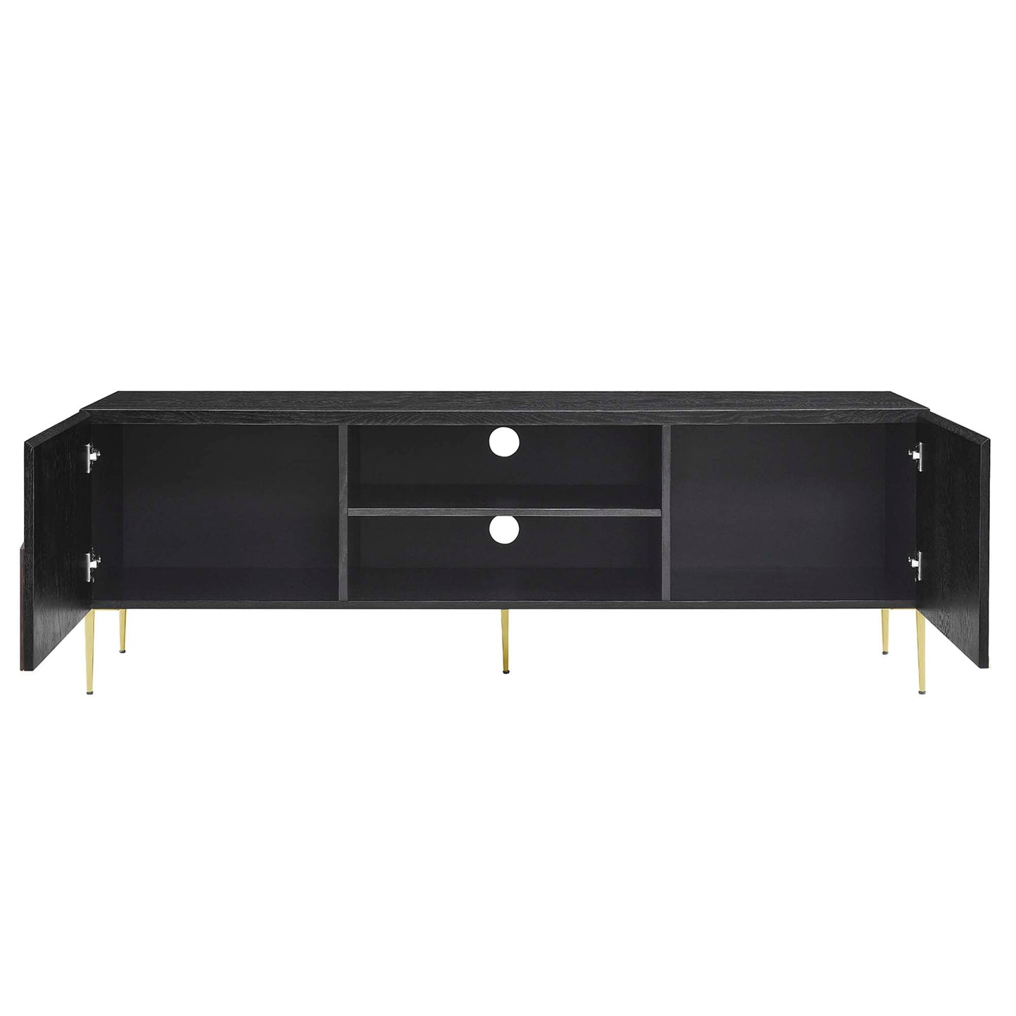 Modway Outlet Alchemist 72" TV Stand by Modway  Living Room Furniture Black Gold - EEI-6146-BLK-GLD