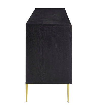 Modway Outlet Alchemist Storage Cabinet Sideboard by Modway  Living Room Furniture Black Gold - EEI-6147-BLK-GLD