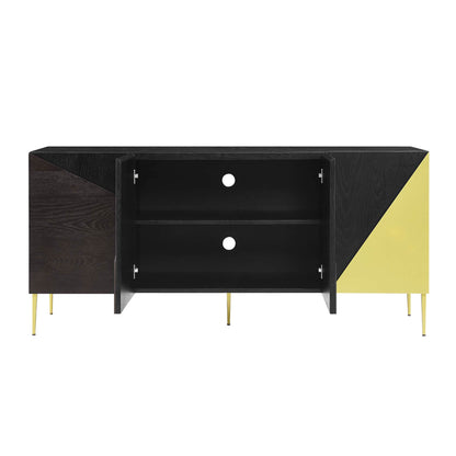 Modway Outlet Alchemist Storage Cabinet Sideboard by Modway  Living Room Furniture Black Gold - EEI-6147-BLK-GLD