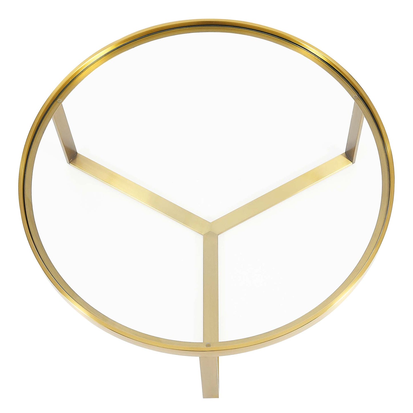 Modway Outlet Relay Coffee Table by Modway  Living Room Furniture Gold - EEI-6153-GLD