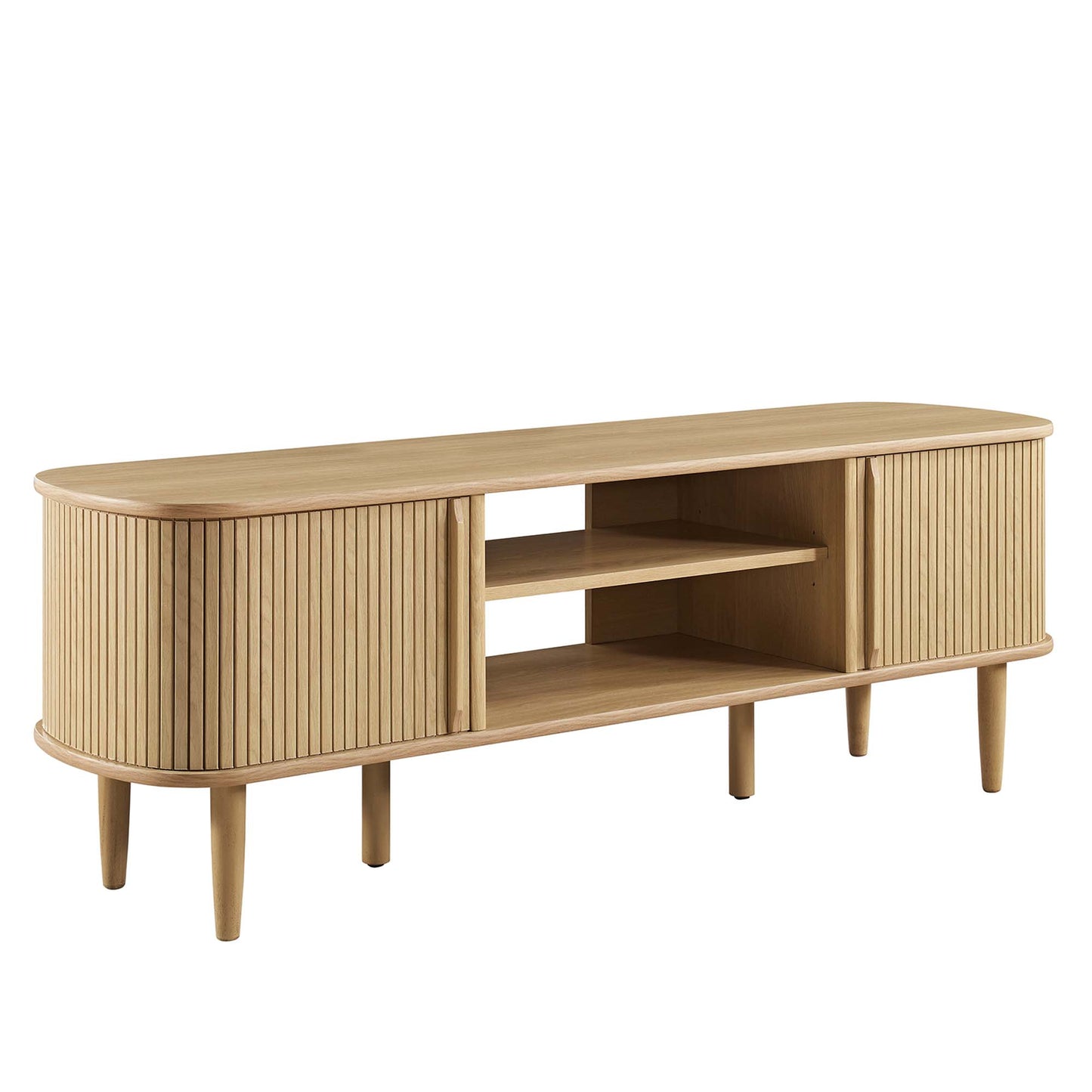 Modway - Contour 55" TV Stand by Modway  Living Room Decor Brown - EEI-6158-OAK