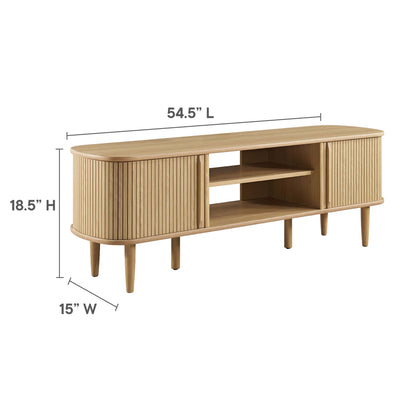 Modway - Contour 55" TV Stand by Modway  Living Room Decor Brown - EEI-6158-OAK