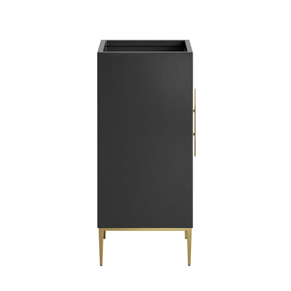 Modway - Awaken 18" Bathroom Vanity Cabinet by Modway  Bathroom Vanities Black - EEI-6159-BLK