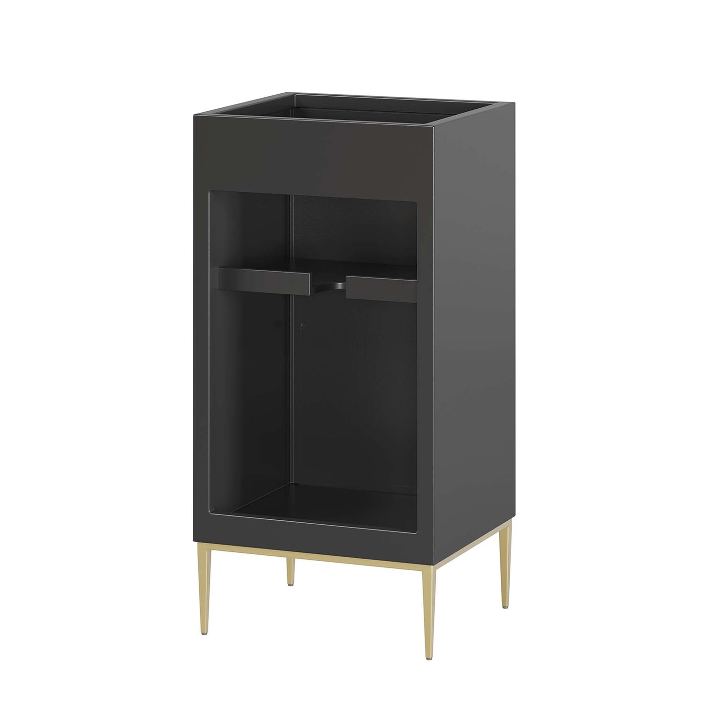 Modway - Awaken 18" Bathroom Vanity Cabinet by Modway  Bathroom Vanities Black - EEI-6159-BLK