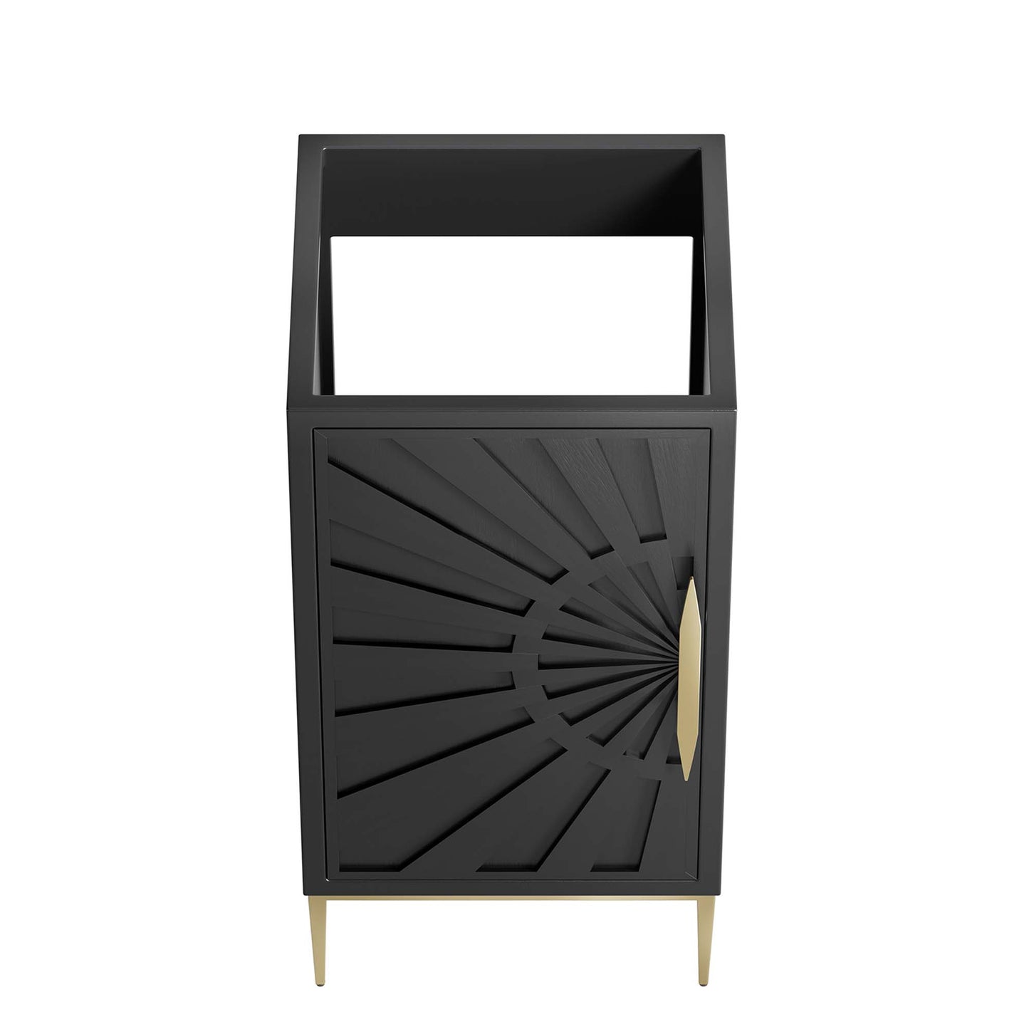 Modway - Awaken 18" Bathroom Vanity Cabinet by Modway  Bathroom Vanities Black - EEI-6159-BLK