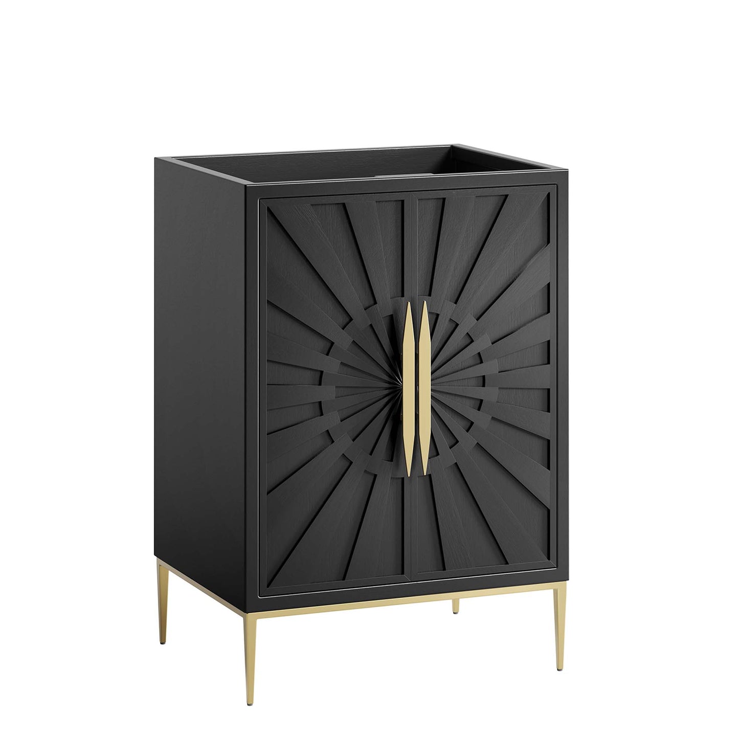 Modway - Awaken 24" Bathroom Vanity Cabinet by Modway  Bathroom Vanities Black - EEI-6160-BLK