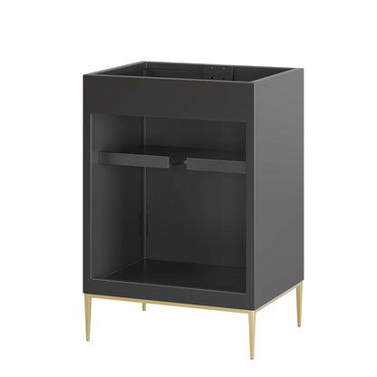 Modway - Awaken 24" Bathroom Vanity Cabinet by Modway  Bathroom Vanities Black - EEI-6160-BLK