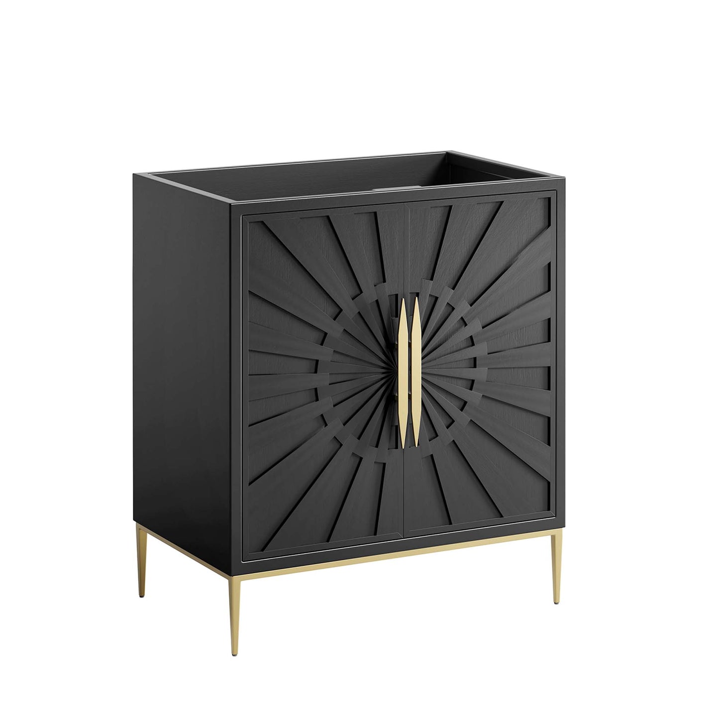 Modway - Awaken 30" Bathroom Vanity Cabinet by Modway  Bathroom Vanities Black - EEI-6161-BLK