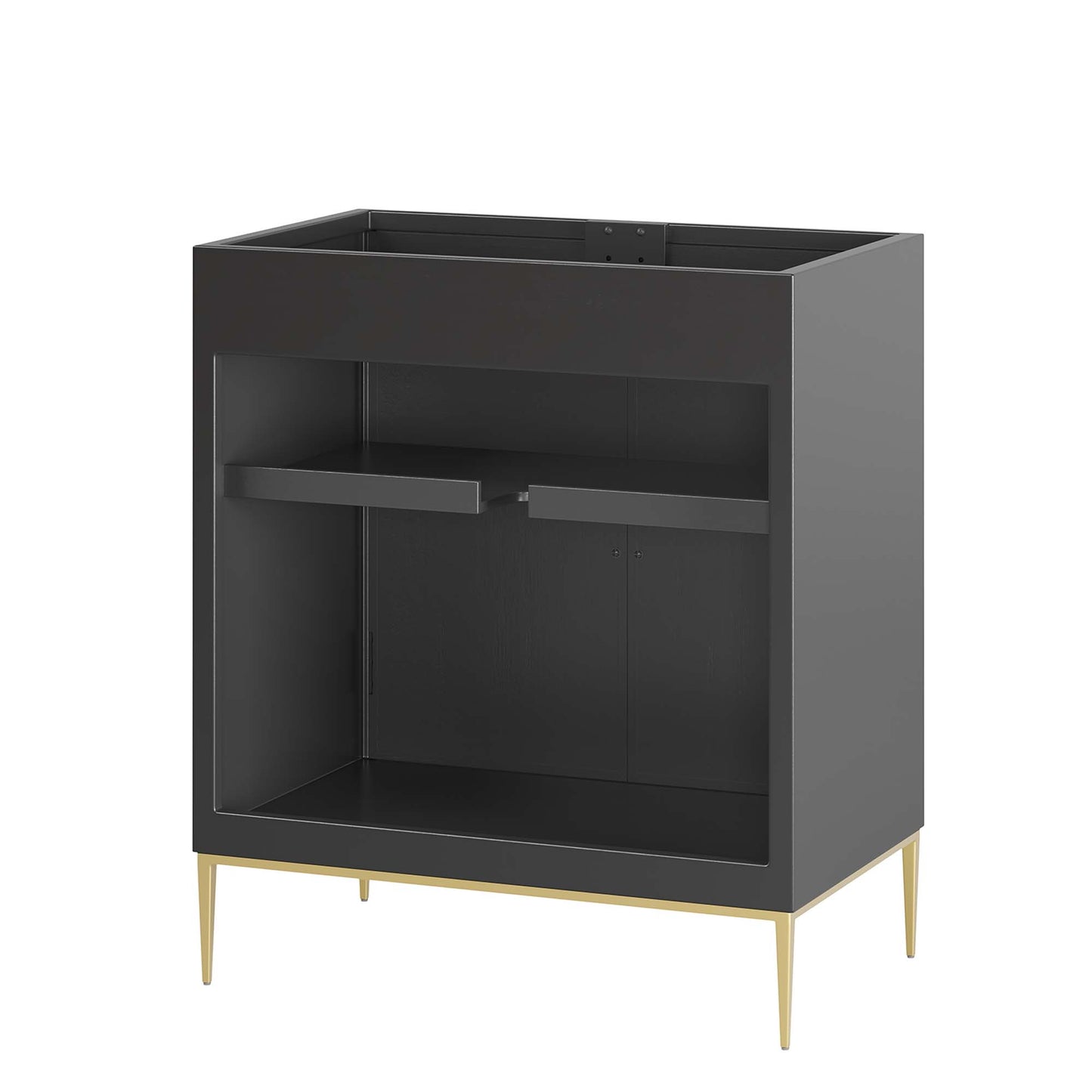 Modway - Awaken 30" Bathroom Vanity Cabinet by Modway  Bathroom Vanities Black - EEI-6161-BLK