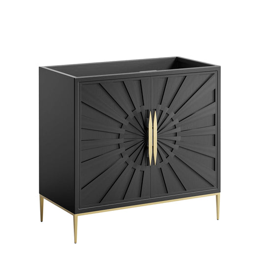 Modway - Awaken 36" Bathroom Vanity Cabinet by Modway  Bathroom Vanities Black - EEI-6162-BLK