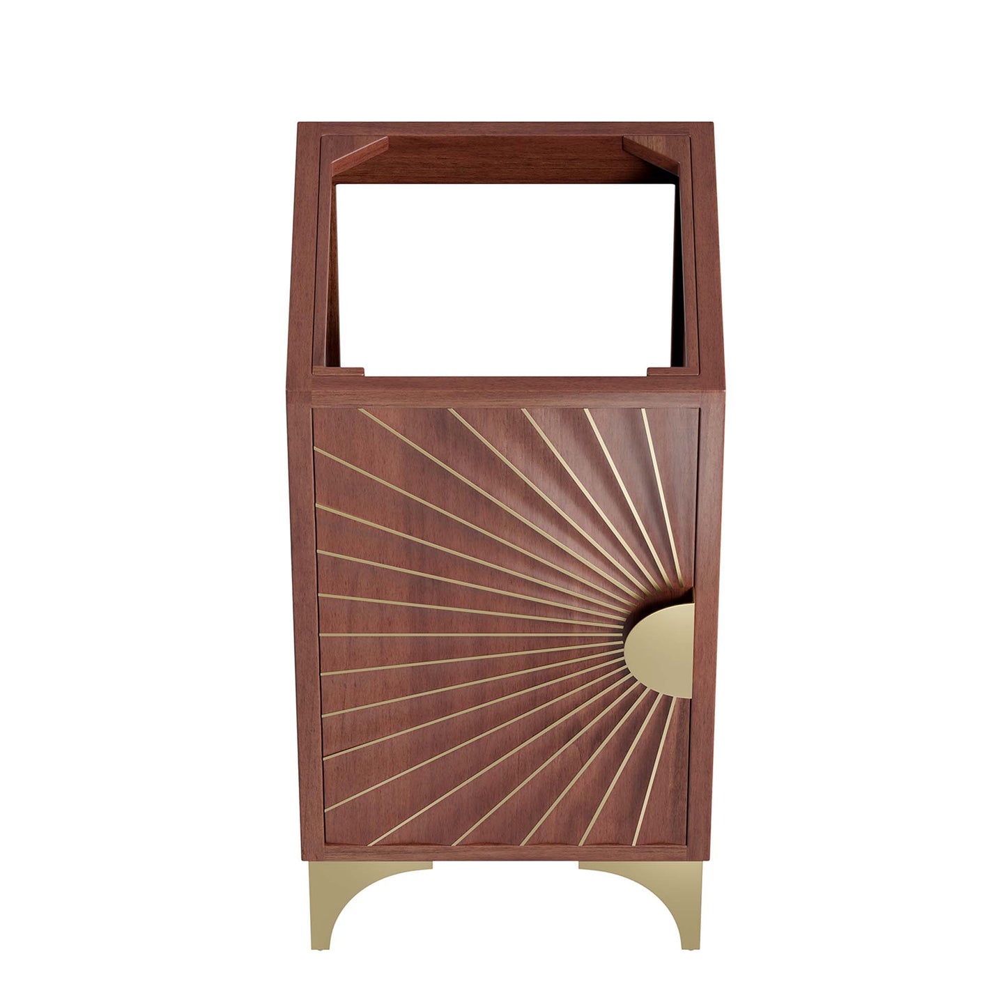 Modway - Daylight 18" Bathroom Vanity Cabinet by Modway  Bathroom Vanities Brown - EEI-6164-WAL