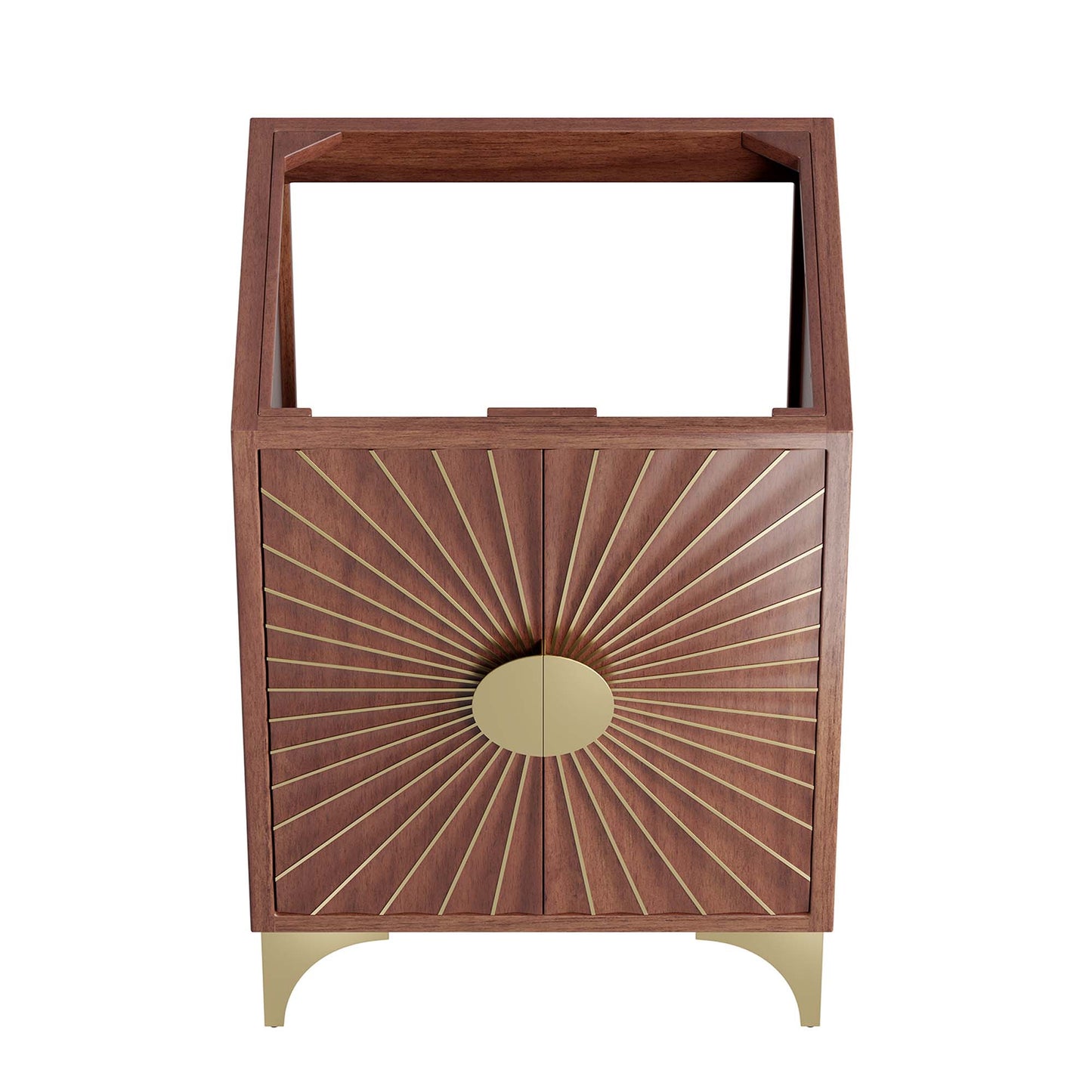 Modway - Daylight 24" Bathroom Vanity Cabinet by Modway  Bathroom Vanities Brown - EEI-6165-WAL