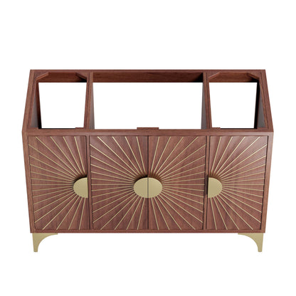 Modway - Daylight 48" Single Sink Compatible (Not Included) Bathroom Vanity Cabinet by Modway  Bathroom Vanities Brown - EEI-6168-WAL