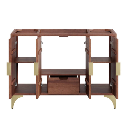 Modway - Daylight 48" Single Sink Compatible (Not Included) Bathroom Vanity Cabinet by Modway  Bathroom Vanities Brown - EEI-6168-WAL