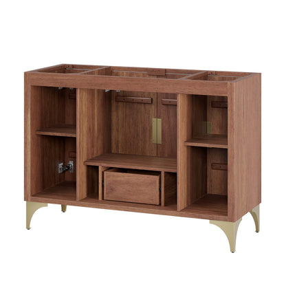 Modway - Daylight 48" Single Sink Compatible (Not Included) Bathroom Vanity Cabinet by Modway  Bathroom Vanities Brown - EEI-6168-WAL