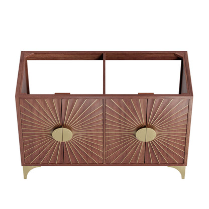 Modway - Daylight 48" Double Sink Compatible (Not Included) Bathroom Vanity Cabinet by Modway  Bathroom Vanities Brown - EEI-6169-WAL