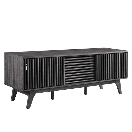 Modway Outlet Iterate 59" TV Stand by Modway  Living Room Furniture Charcoal - EEI-6180-CHA