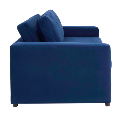 Modway Outlet Avendale Velvet Sofa by Modway  Living Room Furniture Deep Navy - EEI-6185-DNA