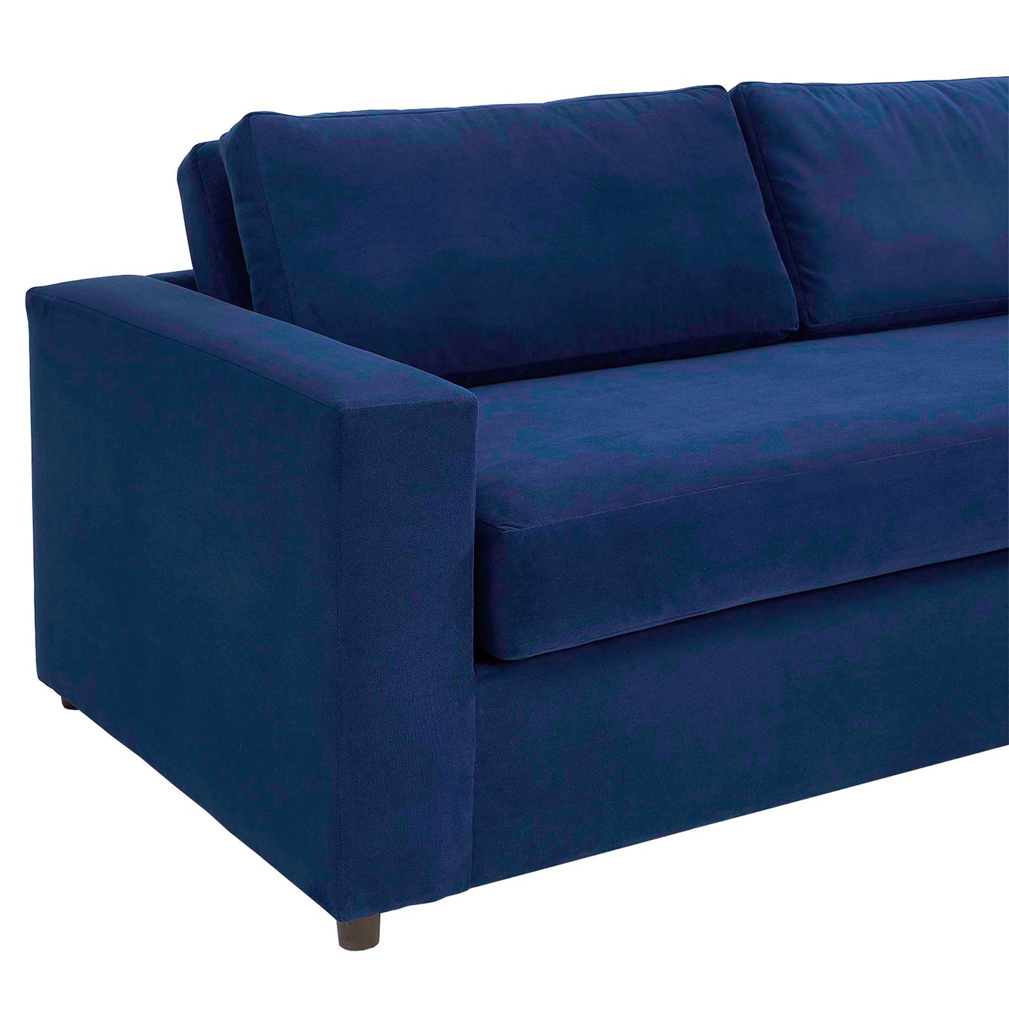 Modway Outlet Avendale Velvet Sofa by Modway  Living Room Furniture Deep Navy - EEI-6185-DNA