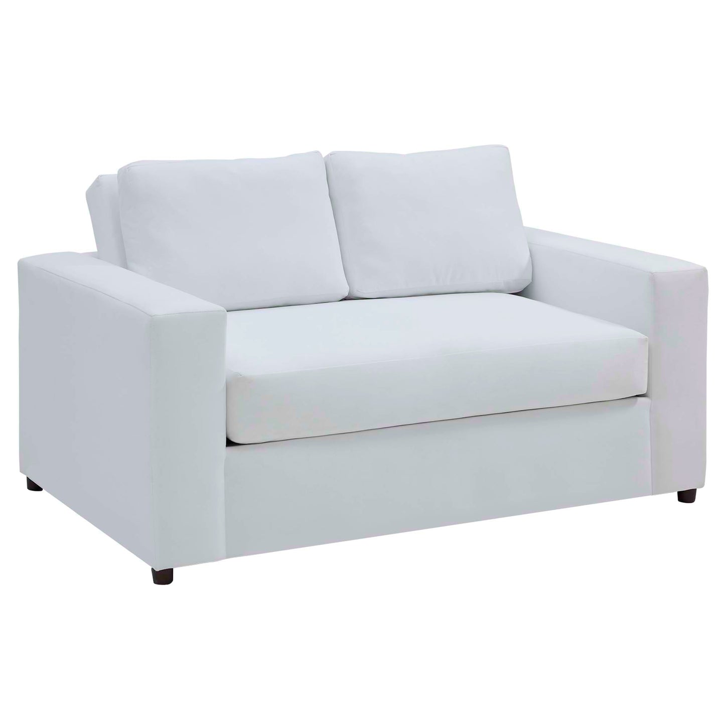 Modway Outlet Avendale Velvet Loveseat by Modway  Living Room Furniture Dove White - EEI-6189-DWH