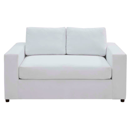 Modway Outlet Avendale Velvet Loveseat by Modway  Living Room Furniture Dove White - EEI-6189-DWH