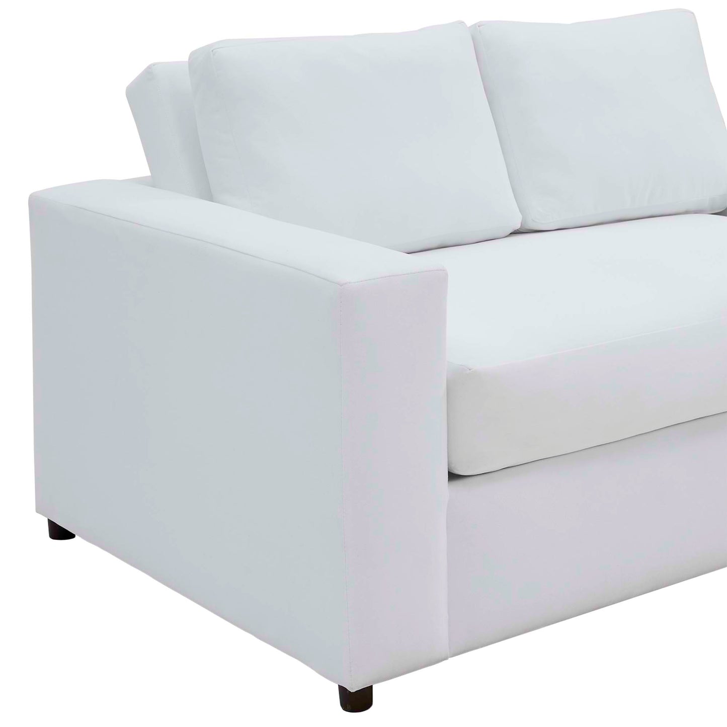 Modway Outlet Avendale Velvet Loveseat by Modway  Living Room Furniture Dove White - EEI-6189-DWH