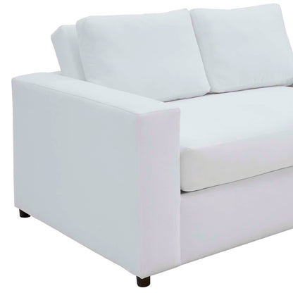 Modway Outlet Avendale Velvet Loveseat by Modway  Living Room Furniture Dove White - EEI-6189-DWH
