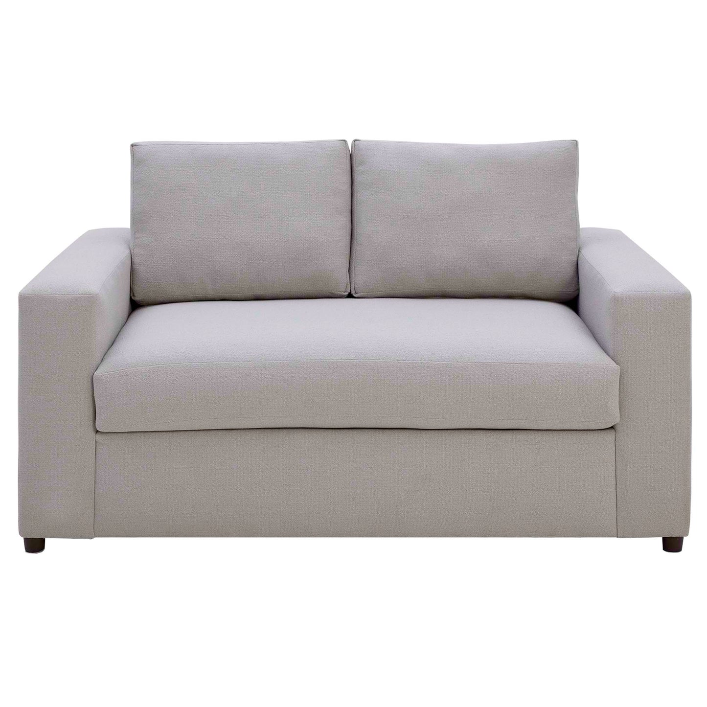 Modway Outlet Avendale Linen Blend Loveseat by Modway  Living Room Furniture Flint Gray Linen Blend - EEI-6190-FGR