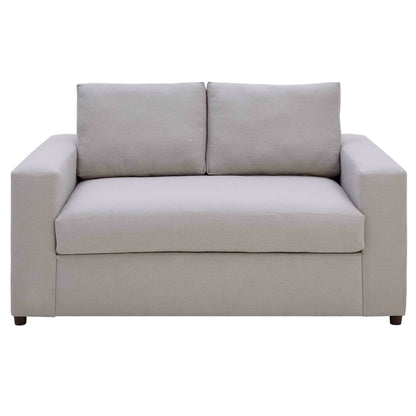 Modway Outlet Avendale Linen Blend Loveseat by Modway  Living Room Furniture Flint Gray Linen Blend - EEI-6190-FGR