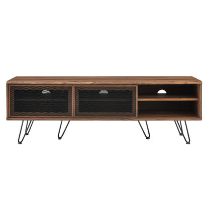 Modway - Nomad 59" TV Stand by Modway  Living Room Decor Brown - EEI-6203-WAL