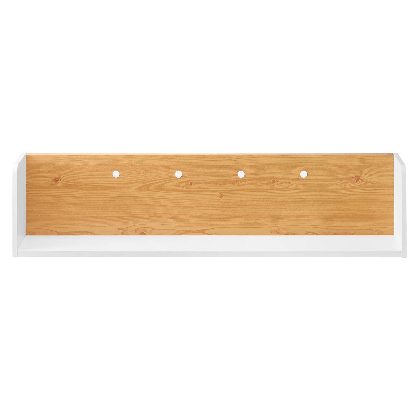 Modway Outlet Kinetic Wall-Mount Shelf by Modway  Office Furniture Furniture White Natural - EEI-6208-WHI-NAT