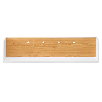 Modway Outlet Kinetic Wall-Mount Shelf by Modway  Office Furniture Furniture White Natural - EEI-6208-WHI-NAT