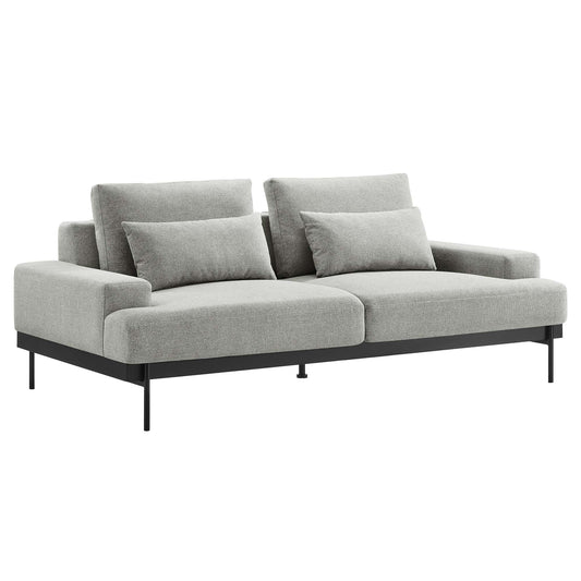 Modway Outlet Proximity Upholstered Fabric Sofa by Modway  Living Room Furniture Light Gray - EEI-6214-LGR