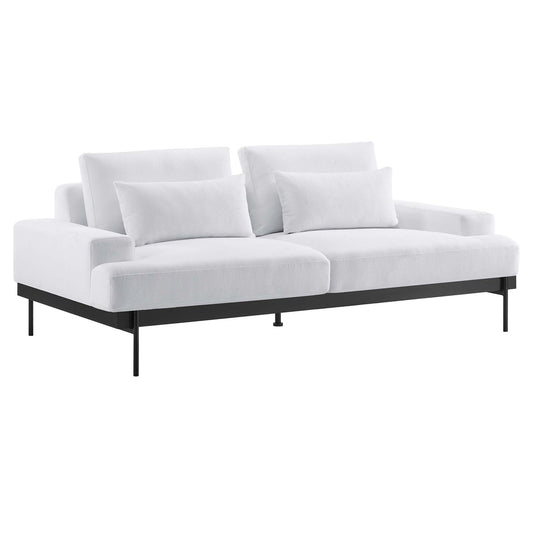 Modway Outlet Proximity Upholstered Fabric Sofa by Modway  Living Room Furniture White - EEI-6214-WHI