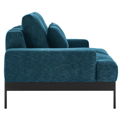 Modway Outlet Proximity Upholstered Fabric Loveseat by Modway  Living Room Furniture Azure - EEI-6215-AZU