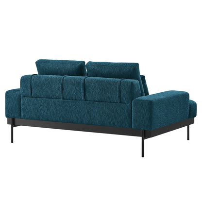 Modway Outlet Proximity Upholstered Fabric Loveseat by Modway  Living Room Furniture Azure - EEI-6215-AZU