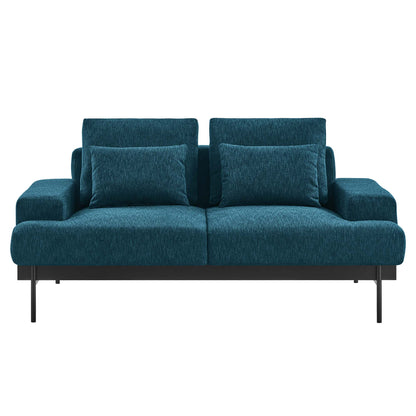 Modway Outlet Proximity Upholstered Fabric Loveseat by Modway  Living Room Furniture Azure - EEI-6215-AZU