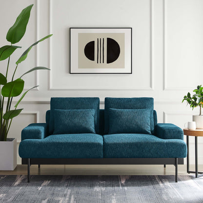 Modway Outlet Proximity Upholstered Fabric Loveseat by Modway  Living Room Furniture Azure - EEI-6215-AZU