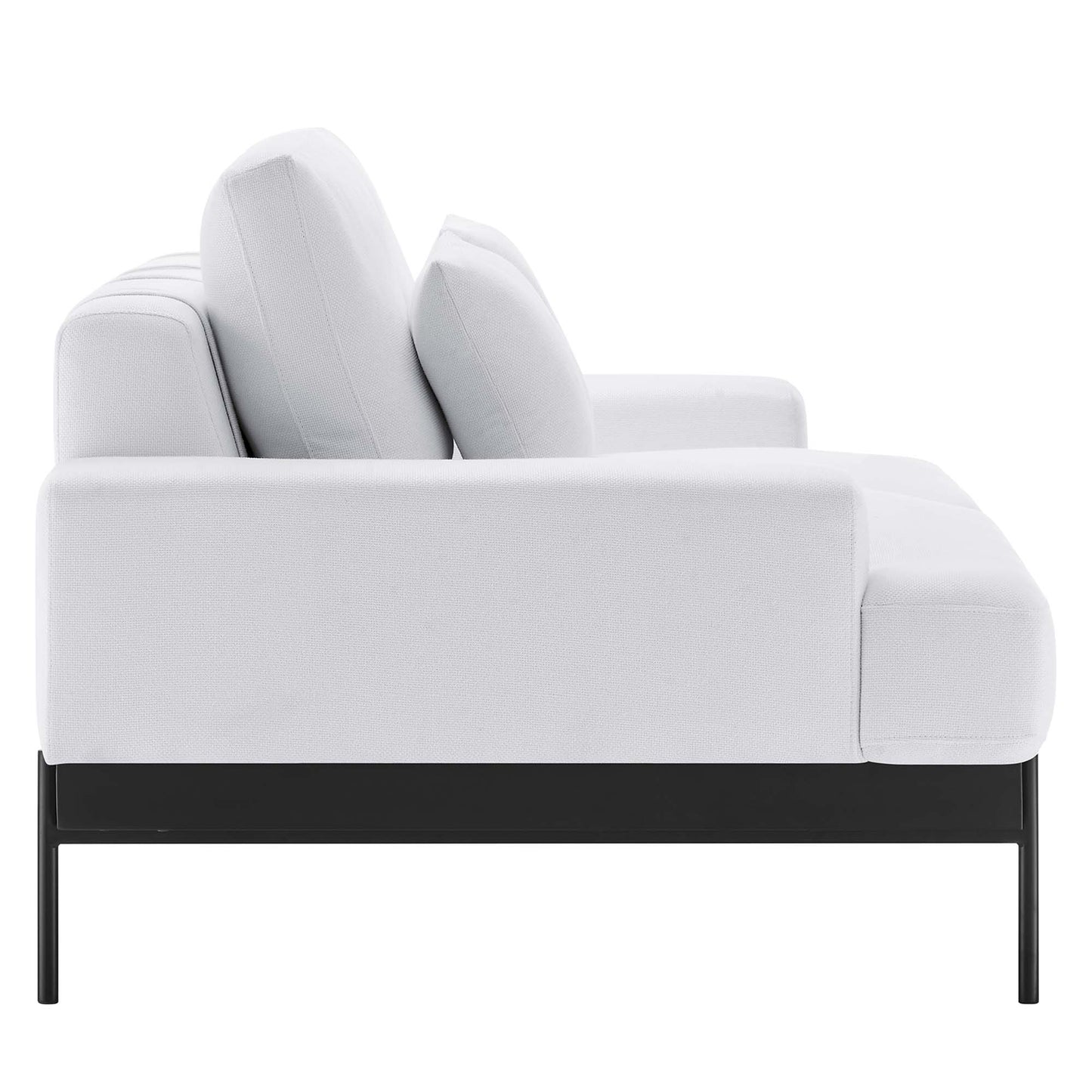 Modway Outlet Proximity Upholstered Fabric Loveseat by Modway  Living Room Furniture White - EEI-6215-WHI