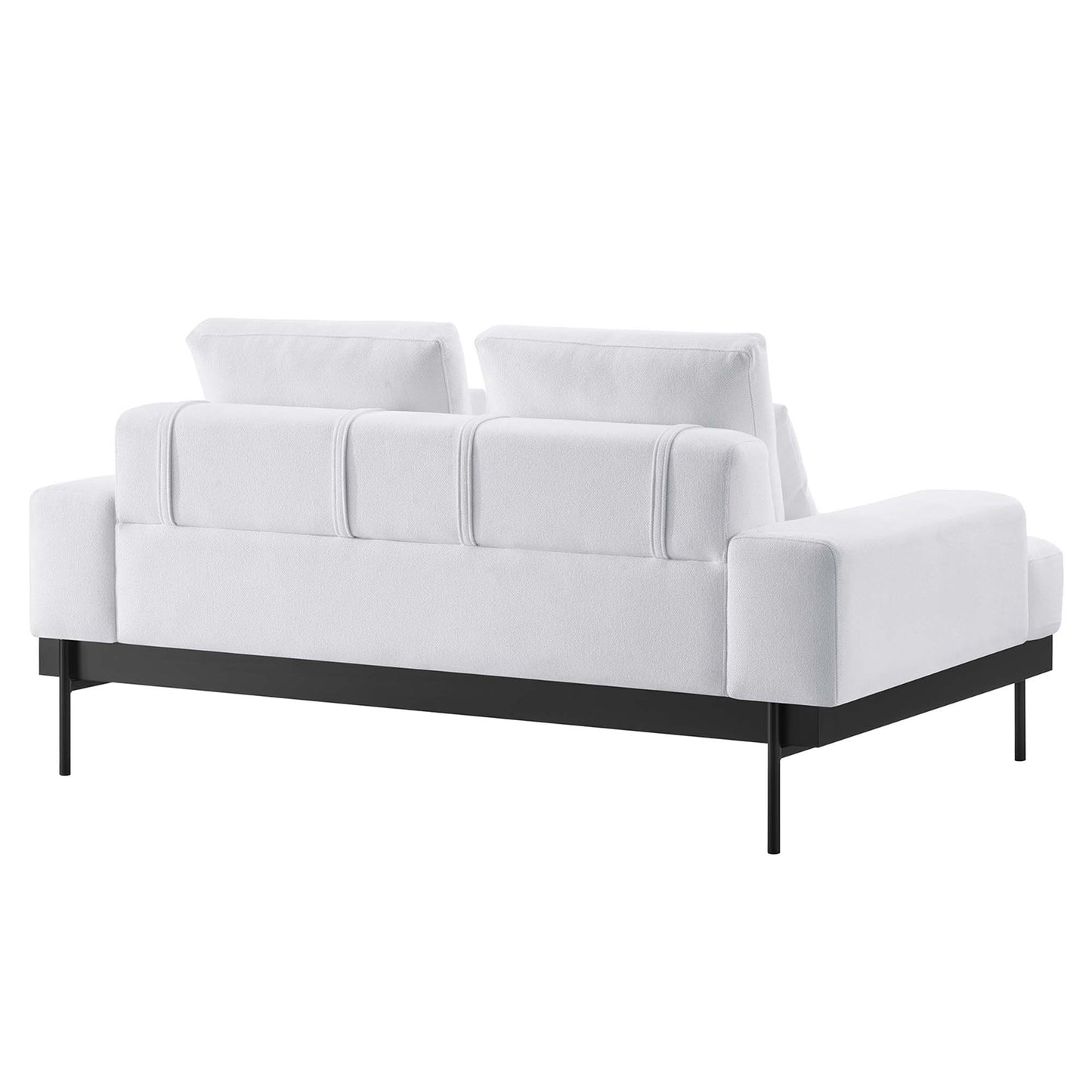 Modway Outlet Proximity Upholstered Fabric Loveseat by Modway  Living Room Furniture White - EEI-6215-WHI