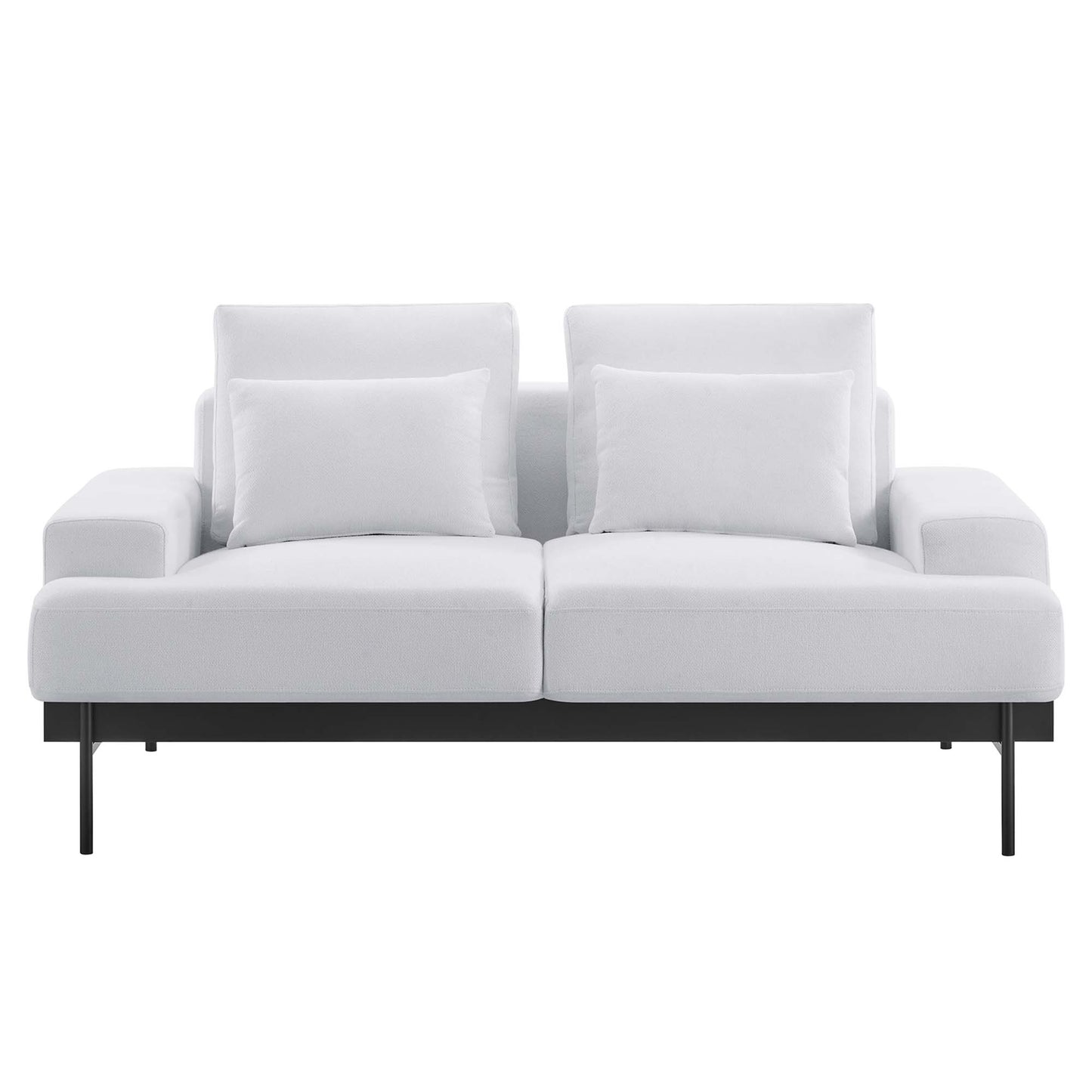 Modway Outlet Proximity Upholstered Fabric Loveseat by Modway  Living Room Furniture White - EEI-6215-WHI