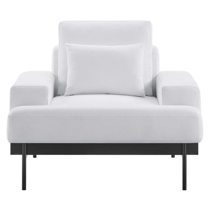Modway Outlet Proximity Upholstered Fabric Armchair by Modway  Living Room Furniture White - EEI-6216-WHI