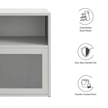 Modway Outlet Covelo Wall Mount Nightstand by Modway  Bedroom Furniture Light Gray - EEI-6217-LGR