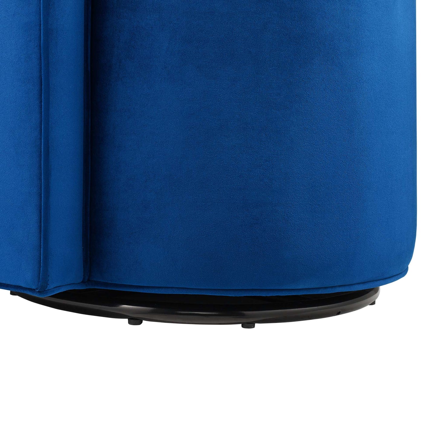 Modway - Della Performance Velvet Fabric Swivel Chair by Modway  Living Room Sofas and Armchairs Blue - EEI-6222-NAV