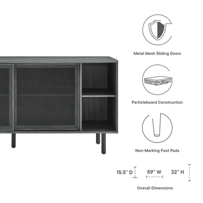 Modway - Kurtis 59" Sideboard by Modway  Living Room Decor Black - EEI-6235-CHA