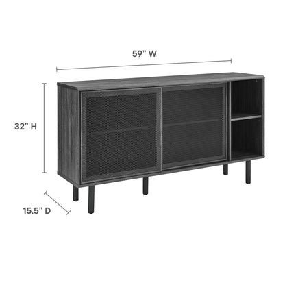 Modway - Kurtis 59" Sideboard by Modway  Living Room Decor Black - EEI-6235-CHA