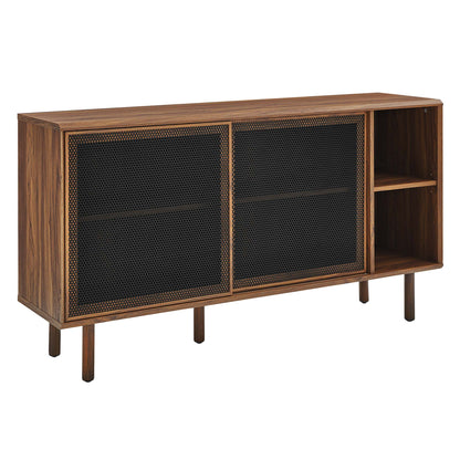Modway - Kurtis 59" Sideboard by Modway  Living Room Decor Brown - EEI-6235-WAL